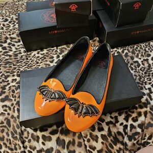 Strangecvlt Bat Flat Bright Orange